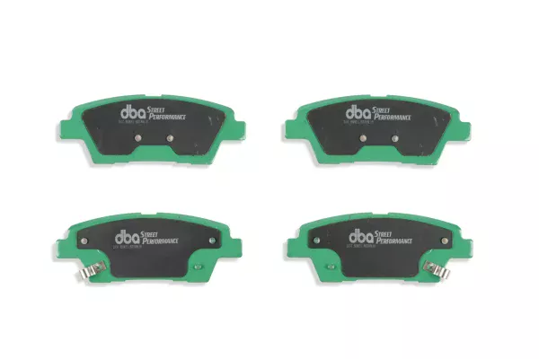 DBA Street Performance Rear Brake Pad Set 116.8 x 43.8 x 14.8mm for Hyundai Equus / Hyundai Genesis BH & More