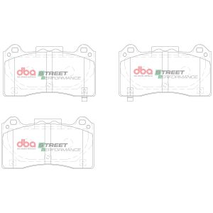 DB15025SP.jpg DBA Street Performance Front Brake Pad Set for Ford Focus (Mk3)