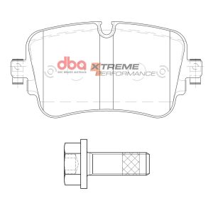 DBA Xtreme Performance Rear Brake Pad Set 129.0 x 65.1 x 15.7mm for Audi E-TRON (GEN) / Audi E-TRON Sportback (GEA) & More