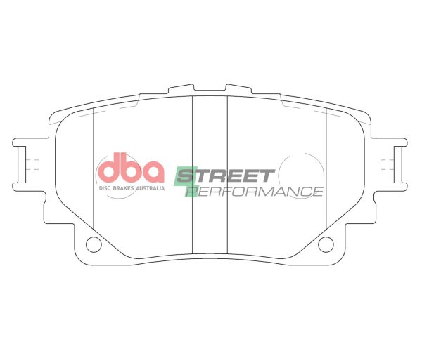DBA Street Performance Rear Brake Pad Set for Toyota KLUGER