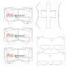 DBA Street Performance Front Brake Pad Set for Toyota Land Cruiser 250 series / Toyota Land Cruiser 300 series