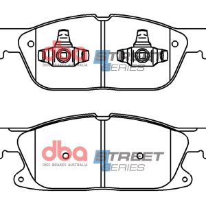 DBA Street Series Ceramic Front Brake Pad Set for Ford Focus (Mk4)