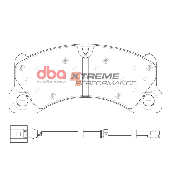 DBA 4000 Series T3 Slotted Front Disc & Xtreme Performance Pad Kit 360mm for Porsche Panamera (970)