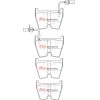 DBA Xtreme Performance Front Brake Pad Set 97 x 74.1 x 15.4mm for Audi R8 / Audi RS4 B8 / Audi RS5 B8