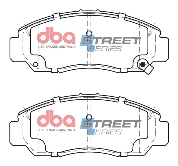 DB1515SS.jpg DBA Street Series Ceramic Front Brake Pad Set for Honda Civic (8th Gen) FD1 / Honda Stepwagon