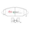 DBA Street Performance Front Brake Pad Set for Dodge Ram Pick-Up 1500 / Ram Trucks 1500