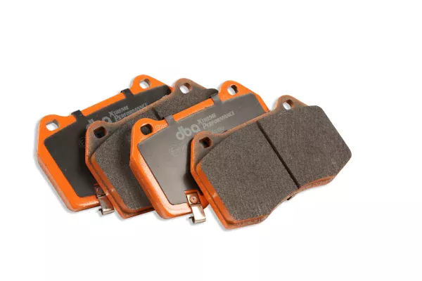 DB1520XP_02_real_photo.webp DBA Xtreme Performance Front Brake Pad Set 119.7 x 73.4 x 14.3mm for Honda Integra (Not UK) DC5 / Nissan 350Z & More