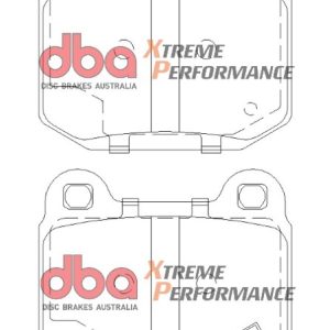 DB1521XP.jpg DBA Xtreme Performance Rear Brake Pad Set 76.6 x 65.4 x 13.4mm for Maserati Ghibli (AM336) / Maserati Quattroporte (AM337) & More
