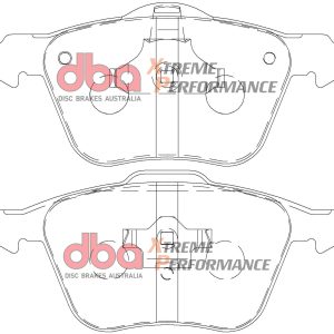 DBA Xtreme Performance Front Brake Pad Set 155.2 x 72 x 18.3+17.1mm for Volvo S60 (Mk1) / Volvo S60 (Mk1) T5 & More