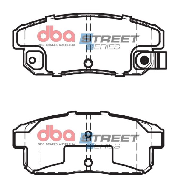 DB1671SS.jpg DBA Street Series Ceramic Rear Brake Pad Set for Mazda RX8
