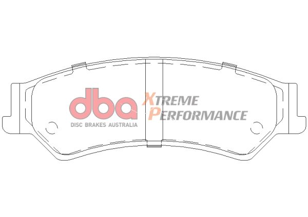 DB1675XP.jpg DBA Xtreme Performance Rear Brake Pad Set 151.6 x 51.7 x 15.1mm for Ford Fairlane BF / Ford Fairmont BF V8 & More