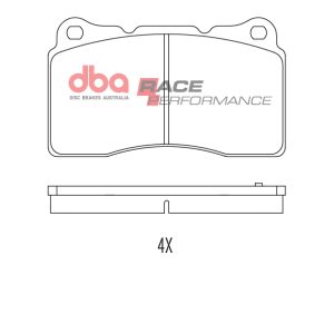 DBA Race Performance Front or Rear Brake Pad Set 131.7 x 77.3 x 14mm for Cadillac ATS / Cadillac CTS & More