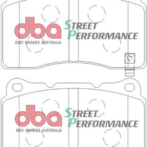 DBA Street Performance Front or Rear Brake Pad Set 131.8 x 77.3 x 14mm for Cadillac ATS / Cadillac CTS & More
