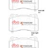 DBA Xtreme Performance Front Brake Pad Set for Renault Megane Hatch (Mk4) RS