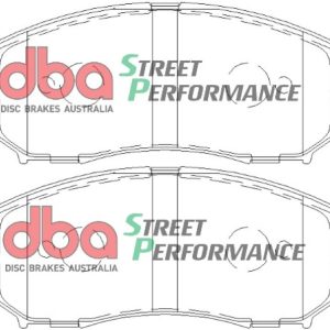 DBA Street Performance Front Brake Pad Set 157.1 x 58.6 x 15.9mm for Infiniti EX30D / Infiniti EX37 & More