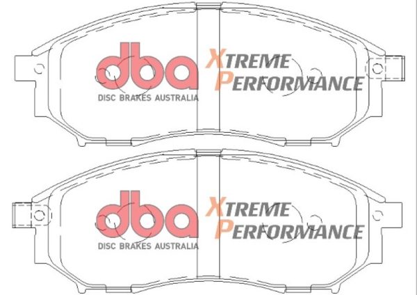 DBA 4000 Series T3 Slotted Front Disc & Xtreme Performance Pad Kit 319.5 x 34mm for Infiniti EX30D / Infiniti EX37 & More