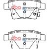 DB1713SS.jpg DBA Street Series Ceramic Rear Brake Pad Set 101.9 x 50.3 x 16.7mm for Ford Mondeo Estate (Mk3) / Ford Mondeo Hatchback (Mk3) & More