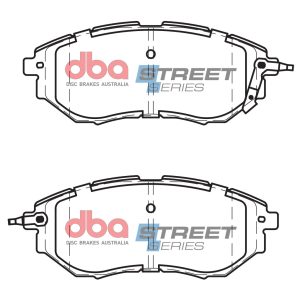 DBA Street Series Ceramic Front Brake Pad Set 157.0 x 63.6 x 16.6mm for Subaru Forester / Subaru Legacy & More