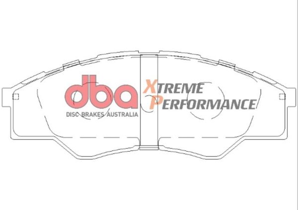 DBA 4000 Series T3 Slotted Front Disc & Xtreme Performance Pad Kit 255mm for Toyota Hilux (Extra Cab) KUN15