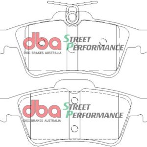 DBA Street Performance Rear Brake Pad Set 123 x 51.9 x 15.4mm for Cadillac BLS / Citroen C5 & More