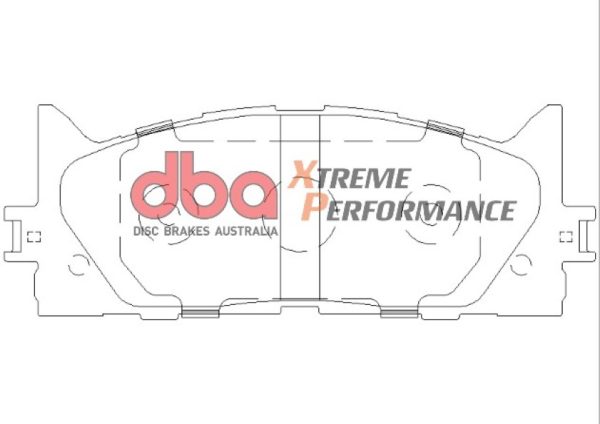 DBA 4000 Series T3 Slotted Front Disc & Xtreme Performance Pad Kit 296mm for Toyota Camry