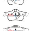 DBA Street Series Ceramic Front Brake Pad Set 155.2, 156.4 x 69.5, 76.0 x 19.8mm for Holden (Aust/Nz) Astra AH / Opel ADAM & More