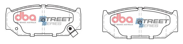 DB1818SS.jpg DBA Street Series Ceramic Front Brake Pad Set for Suzuki Swift