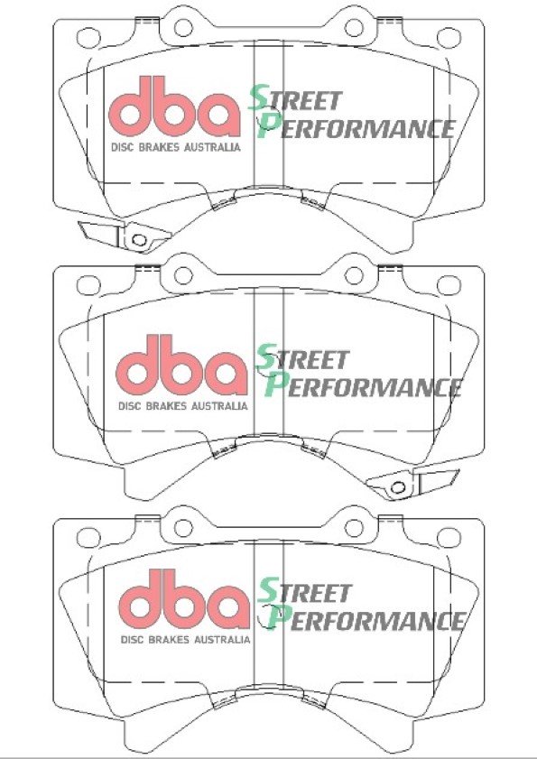 DB1838SP.jpg DBA 4000 Series T3 Slotted Front Disc & Street Performance Pad Kit 354 x 32mm for Lexus LX450 / Lexus LX570 & More