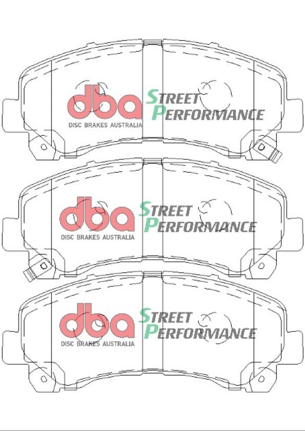 DBA Street Series En-Shield Plain Front Disc & Street Performance Pad Kit 280mm for Isuzu D-MAX / Isuzu Rodeo