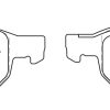 DBA Street Series Semi-Metallic Front Brake Pad Set 172.5, 172.5 x 69.3, 72.5 x 17.9mm