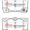 DBA Street Series Ceramic Rear Brake Pad Set 88.2 x 58.2 x 15.2mm for Lexus GS300 / Lexus GS430 & More