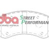 DBA Street Performance Front Brake Pad Set 164.8 x 66.8 x 18mm for Ford Tourneo / Ford Transit / Volkswagen Amarok