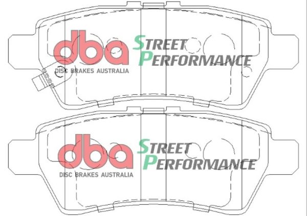 DBA Street Performance Rear Brake Pad Set for Nissan Pathfinder