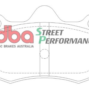 DB1938SP.jpg DBA Street Performance Front or Rear Brake Pad Set 130 x 81.6 x 15.9mm for Holden (Aust/Nz) Commodore (VZ) / Holden Hsv (Aust/Nz) Z & More