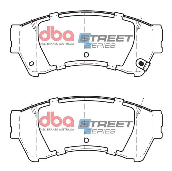 DBA Street Series Ceramic Front Brake Pad Set for Mazda 6 GH