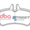 DB1972SS.jpg DBA Street Series Semi-Metallic Rear Brake Pad Set 136.9 x 63.0 x 18.8mm for Mercedes Sprinter / Volkswagen Crafter 30 / Volkswagen Crafter 35