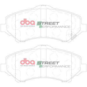 DB2002SP.jpg DBA Street Performance Front Brake Pad Set 146.7 x 63.5 x 15.9mm for Chrysler Grand Voyager / Dodge Journey & More