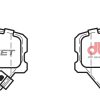 DBA Street Series Ceramic Front Brake Pad Set 90.1 x 70.1 x 14.6mm for Smart City-Cabrio / Smart City-Coupe & More