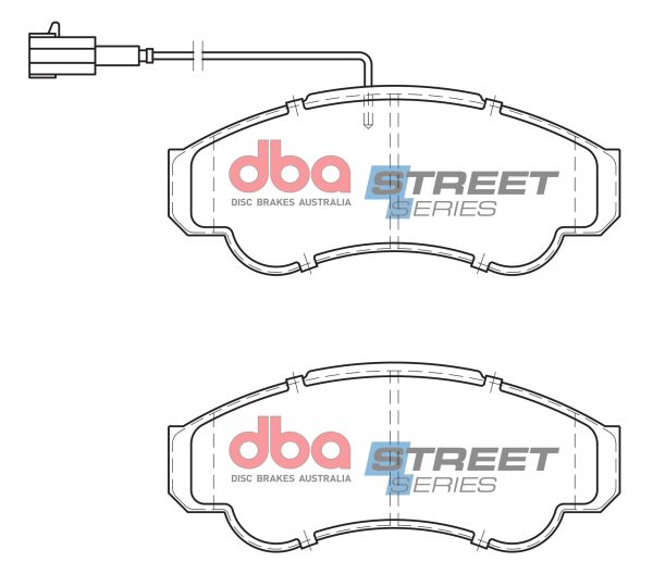 DB2045SS.jpg DBA Street Series Semi-Metallic Front Brake Pad Set 164.8 x 69.2 x 18.5mm for Citroen Jumper (Q14) / Citroen Jumper (Q18) & More