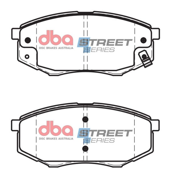 DB2072SS.jpg DBA Street Series Ceramic Front Brake Pad Set for Hyundai iX20 / Kia Soul