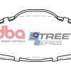 DBA Street Series Ceramic Front Brake Pad Set 151.0 x 61.6 x 16.3mm for Peugeot 3008 / Peugeot 308 & More