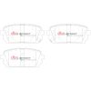 DBA Street Performance Rear Brake Pad Set for Kia Carens
