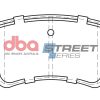 DBA Street Series Ceramic Rear Brake Pad Set 116.4 x 58.5 x 16.4mm for Audi A4 Allroad quattro / Audi A4 B8 & More
