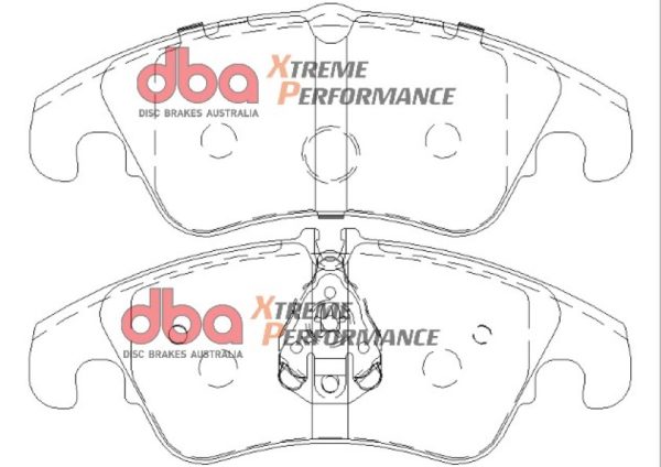 DBA 4000 Series T3 Slotted Front Disc & Xtreme Performance Pad Kit 345 x 30mm for Audi A4 Allroad quattro / Audi A4 quattro B8 & More