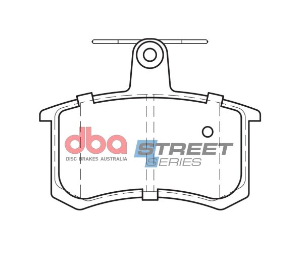 DBA Street Series Ceramic Rear Brake Pad Set 87.0 x 66.9 x 14.9mm for Alfa Romeo 164 / Alfa Romeo 33 & More