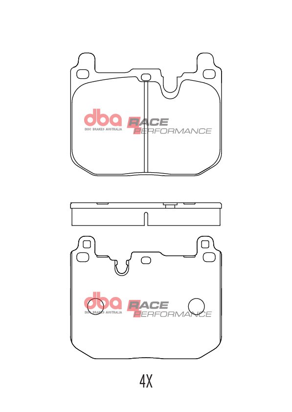 DB2299RP.jpg DBA Race Performance Front Brake Pad Set 112.3 x 72.5 x 16.9mm for BMW 1 Series (F20) M135 / BMW 1 Series (F20) M140 & More