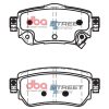 DBA Street Series Ceramic Rear Brake Pad Set 103.4, 103.5 x 47.5, 44.9 x 14.4mm for Nissan Leaf / Nissan Qashqai (J11) & More