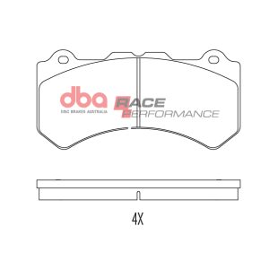DB2375RP.jpg DBA Race Performance Front Brake Pad Set 189.7 x 93 x 15mm for Cadillac ATS-V / Cadillac CTS-V & More