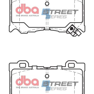 DB2400SS.jpg DBA Street Series Ceramic Front Brake Pad Set 127.3 x 75.7 x 15.6mm for Infiniti FX30D / Infiniti FX37 & More