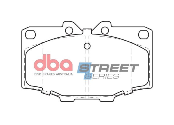 DB288SS.jpg DBA Street Series Ceramic Front Brake Pad Set 107.3 x 66.1 x 14.9mm for Toyota Hilux / Toyota Land Cruiser